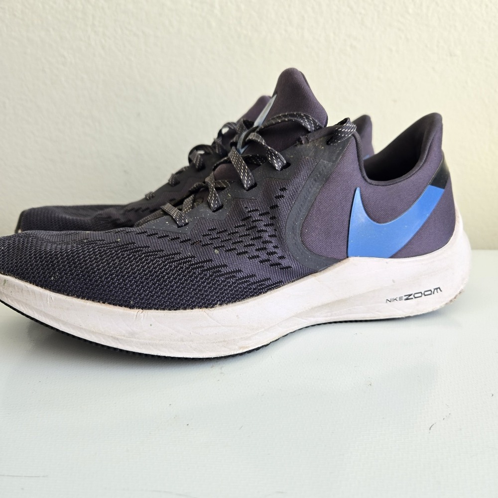 Nike Zoom Winflo 6 Running‎ Shoes Mens Size 11 Midnight Navy Athletic Sneakers